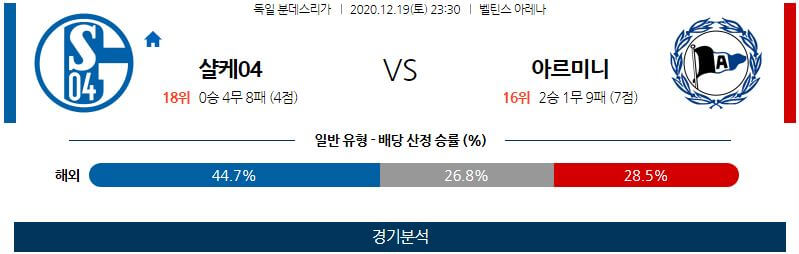 12월19일 샬케 빌레펠트