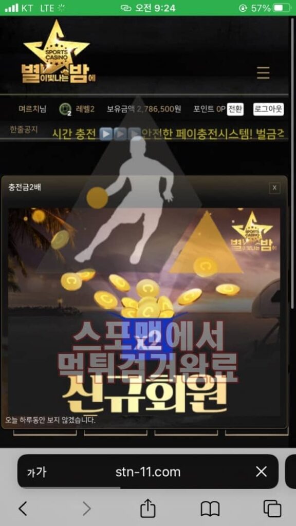 별이빛나는밤에 먹튀사이트 STN-11.COM 먹튀검거 먹튀확정