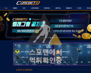 큐어벳 신규사이트 사설토토 스포츠토토 먹튀검증 cure-a.com